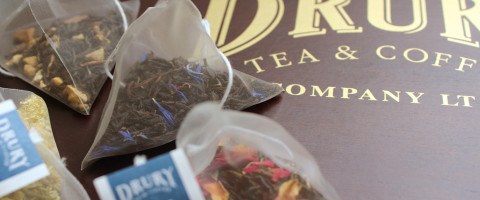 Drury pyramid tea bags