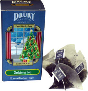 Drury Pyramid Christmas Tea Bag
