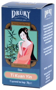 Drury Ti Kuan Yin Pyramid Tea Bags