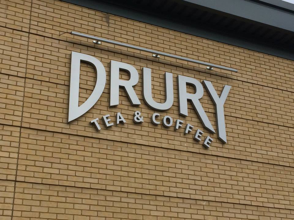 Drury Tea & coffee New signs for our new factory in Woolwich